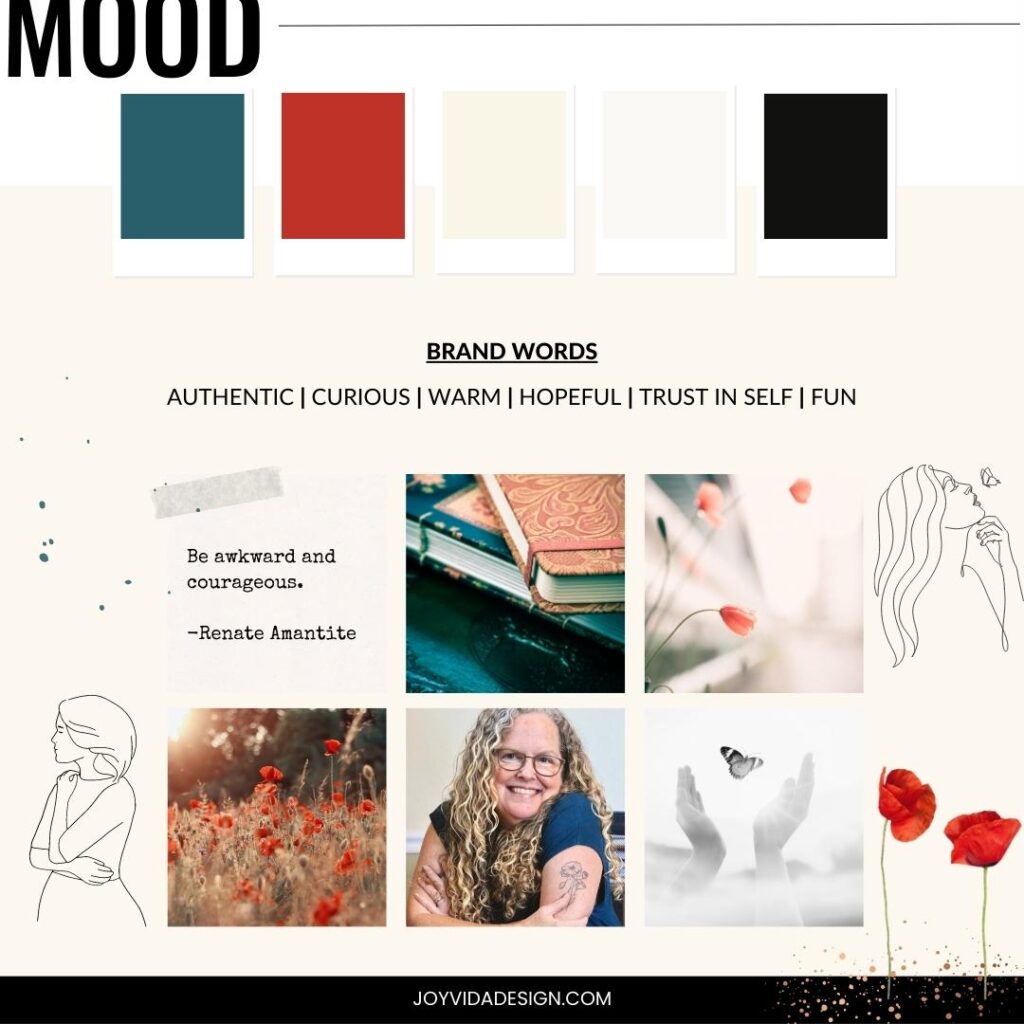 therapy mood board